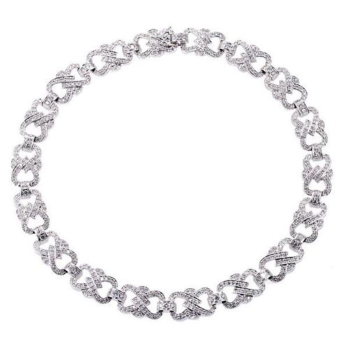 18ctw Diamond 18k Gold Necklace