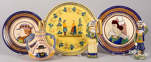 French Quimper pottery