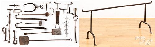 Iron hearth equipment and accessories