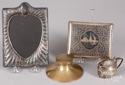Weighted and mounted sterling silver accessories