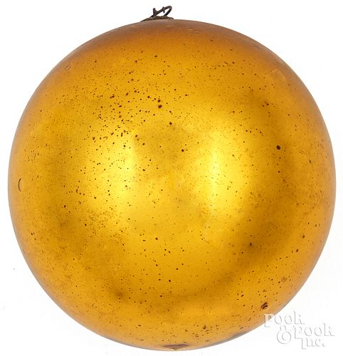 Kugel gold Christmas ball