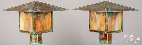Pair of Contemporary Arroyo Craftsman lamps