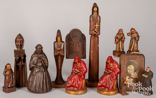 Collection of Monk figures