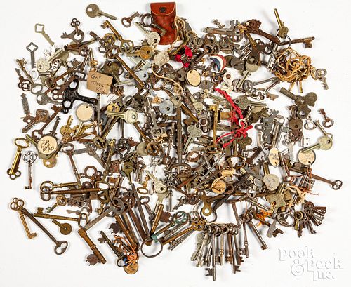 Large collection of miscellaneous keys