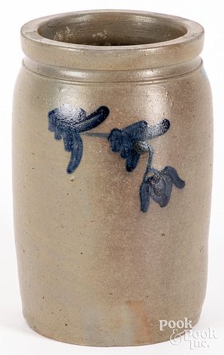 Pennsylvania stoneware jar, 19th c.