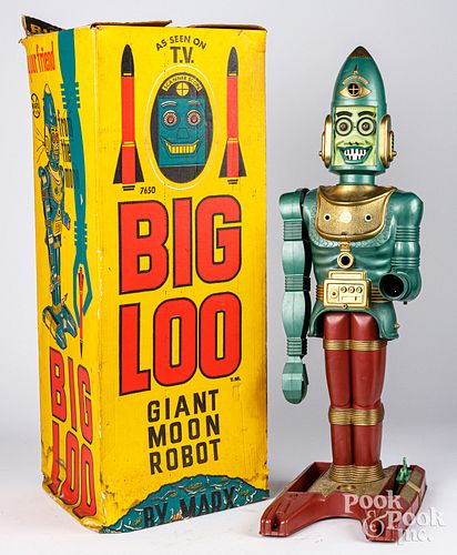 Marx plastic battery-operated robot