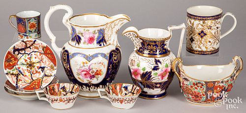 Gaudy decorated porcelain