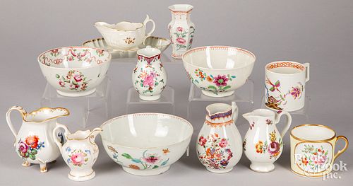 Assorted early porcelain