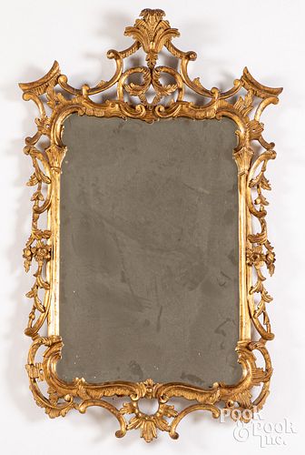 Giltwood mirror, early 20th c.