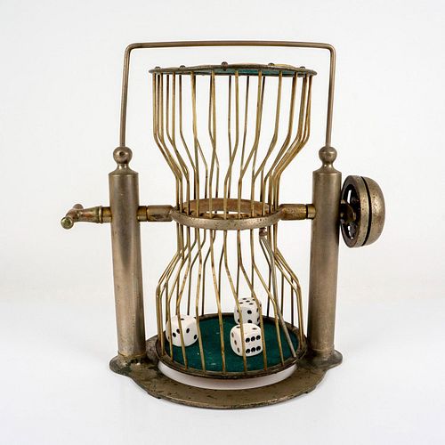 Antique Dice Cage Game, Chuck-a-Luck