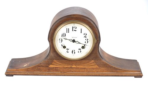 1920-30s New Haven Co. Tambour Mantel Clock