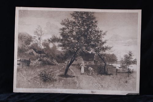 1891 Etching Presented By Radtke, Lauckner & Co NY