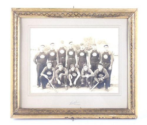 Original Henk Mt. Clemens Baseball Team Photograph