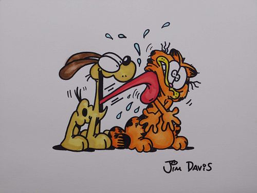 Jim Davis, manner of: Odie is all Heart