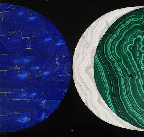 Richard Blow (American, 1904-1983) Montici Pietra Dura - Moon Phase