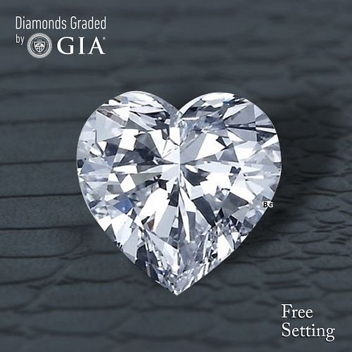 2.01 ct, E/VS2, Heart cut GIA Graded Diamond. Appraised Value: $74,600 