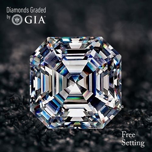 5.51 ct, E/VS1, Square Emerald cut GIA Graded Diamond. Appraised Value: $771,400 