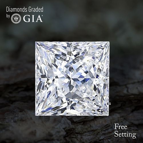 2.05 ct, H/VS2, Princess cut GIA Graded Diamond. Appraised Value: $55,300 