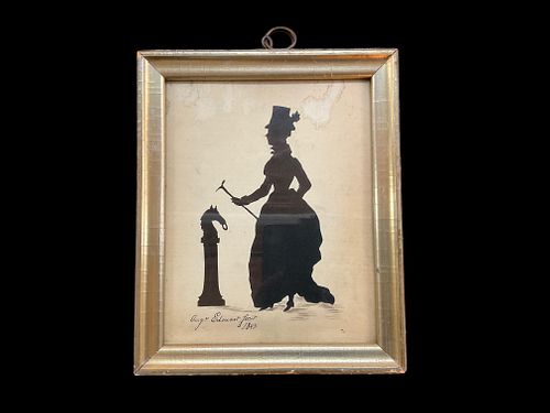 19th Century Silhouette of a Woman