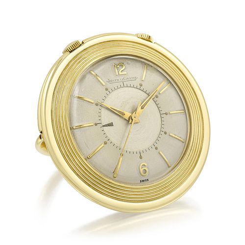 Jaeger LeCoultre Pocket Alarm in Gold Plated Aluminum