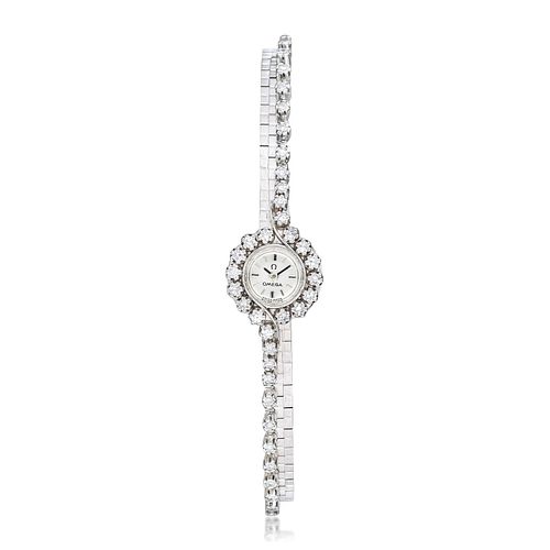 Omega Ladies' Watch in 18K White Gold