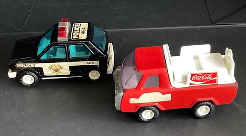 2 Buddy L Vehicles police and fire