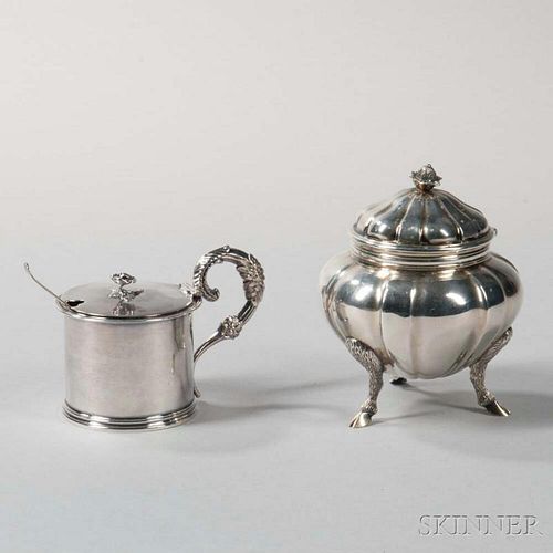 Two English Sterling Silver Items