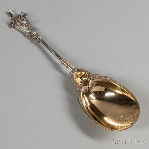 George Sharp Sterling Silver Berry Spoon