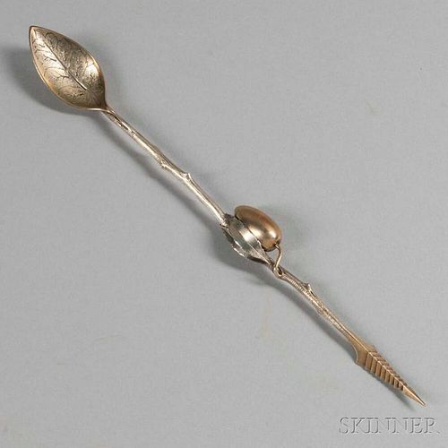 Gorham Sterling Silver Olive Spoon