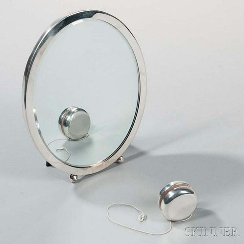 Tiffany & Co. Sterling Silver Table Mirror and Yo-Yo