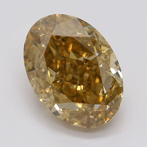 2.03 ct, Natural Fancy Deep Brownish Yellowish Orange Even Color, VS2, Oval cut Diamond (GIA Graded), Appraised Value: $19,900 