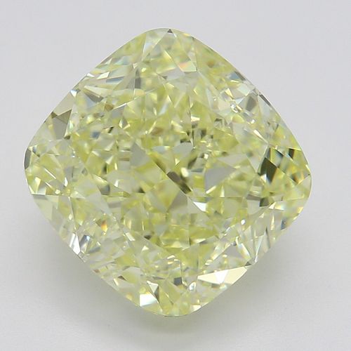 3.52 ct, Natural Fancy Yellow Even Color, IF, Cushion cut Diamond (GIA Graded), Appraised Value: $128,100 