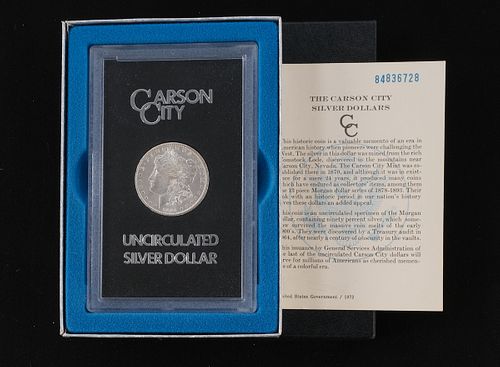 Carson City GSA Horde 1884 Morgan Silver Dollar