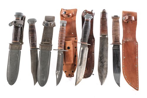 Collection of 6 Combat Knives