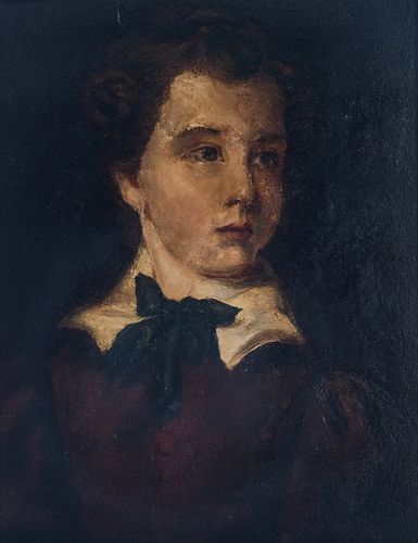 Oil Painting on Board - "Portrait of a Boy"