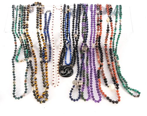 14 Strands of Semi-Precious Stone Beads