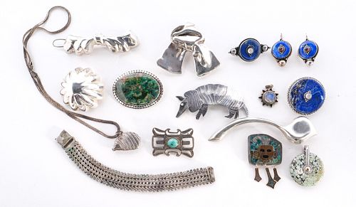Estate Sterling Silver Jewelry Group