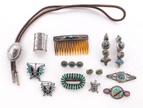 Estate Native American Jewelry Group