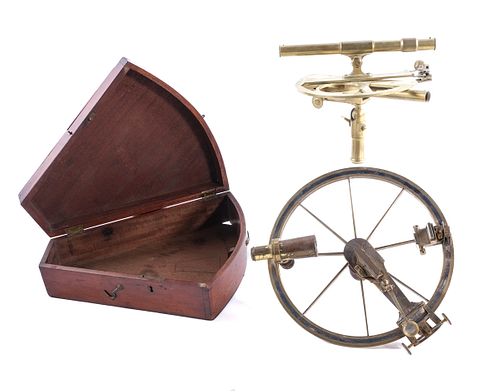 2 Nautical Navigational Devices and Case