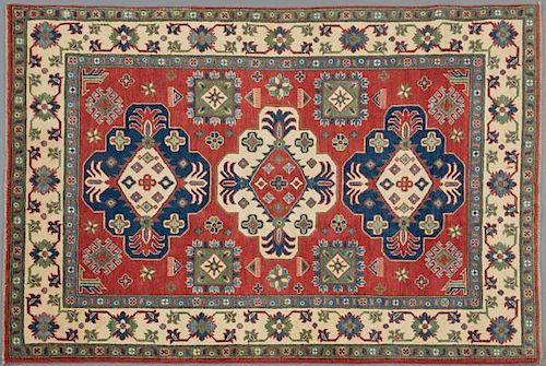 Uzbek Kazak Carpet, 5' 2 x 7' 1