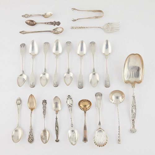 Group of 12 Sterling & Silver Flatware