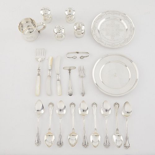 Group Sterling Silver, Silverplate, & 800 Silver