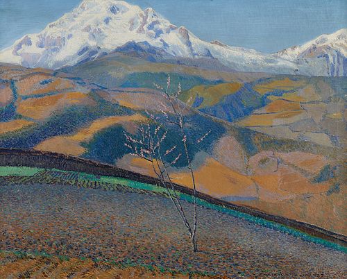 Jose Malanca Landscape Mountain Painting