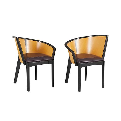 Pair Paul Haigh for Bernhardt Sinistra Chairs