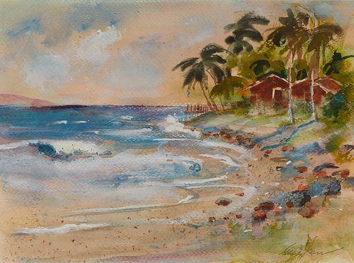 Edna Imm Watercolor Landscape Painting