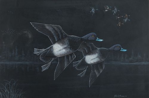 John Moisan Duck Painting