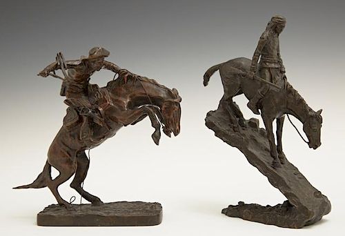 After Frederic Remington (1861-1909), "The Bronco