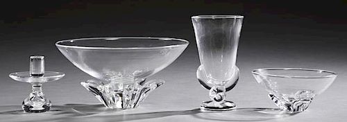 Large Steuben Glass "Peony Bowl", 20th century, de