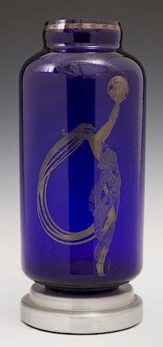 After Erte (1892-1990), "Fireflies," 1988, cylindr