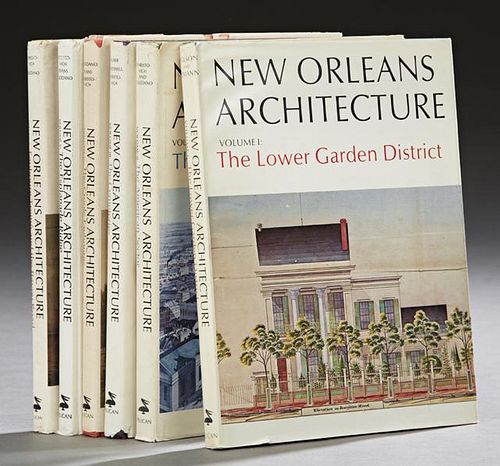 Books-Set of Six Volumes of "New Orleans Architect